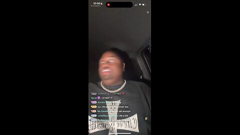 DREBABY OUTSIDE KICKING IT LINES 21BADBIHH AND MORE BIGO LIVE