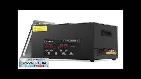 VEVOR 10L Ultrasonic Cleaner with Heater and Timer 240W Stainless Steel Ultrasonic Review