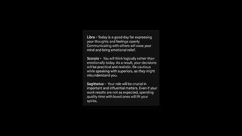 Today's 12th zodiac sign results