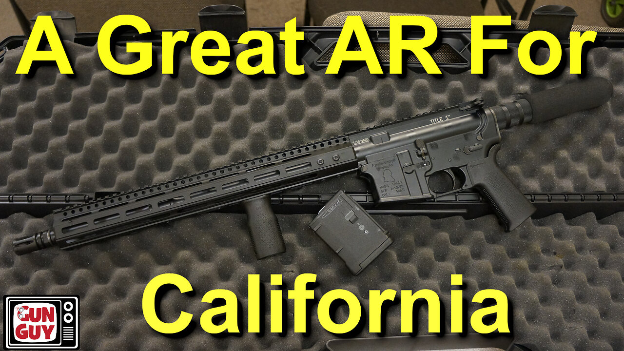 A great AR for California! The Franklin Armory Title 1 (Deleted by YouTube)