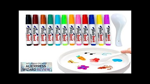 Magical Water Paint Pen Floating Ink Pen for Kids Colorful Doodle Water Review