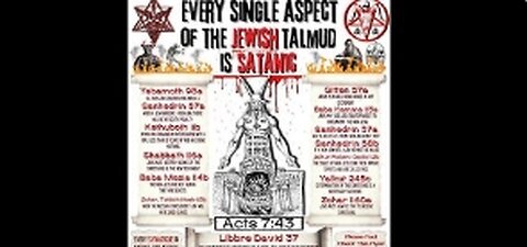 SATANIC TALMUD EXPOSED #knowthyenemy #synagogueofsatan