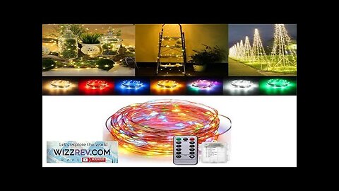 Battery Powered 5M 50LEDs Waterproof Copper Wire Fairy String Light for Christmas Review