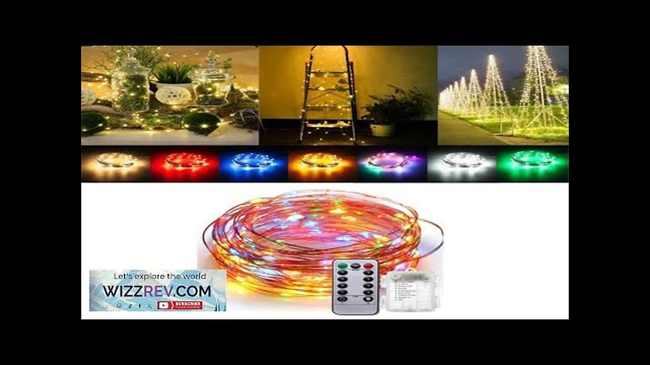 Battery Powered 5M 50LEDs Waterproof Copper Wire Fairy String Light for Christmas Review