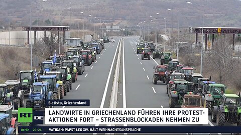 Griechische Bauern: Prostest wird fortgeführt