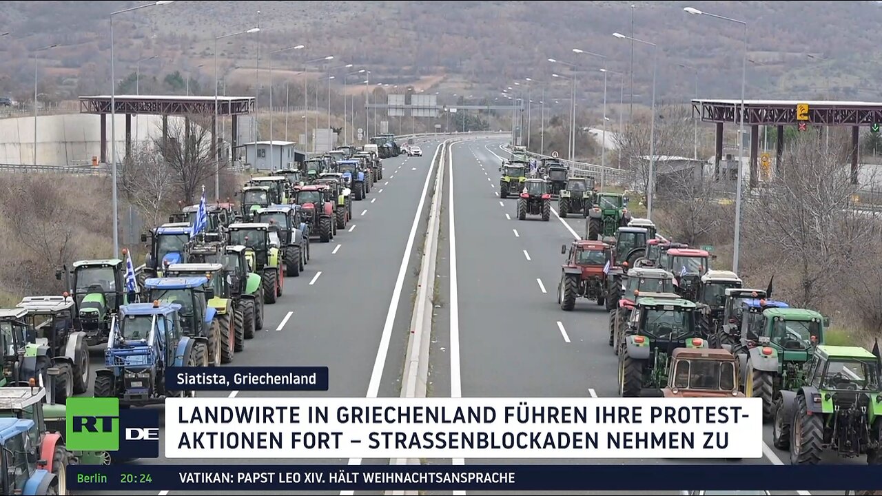 Griechische Bauern: Prostest wird fortgeführt