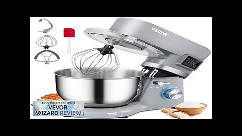 VEVOR Stand Mixer 660W Electric Dough Mixer with 6 Speeds LCD Screen Review