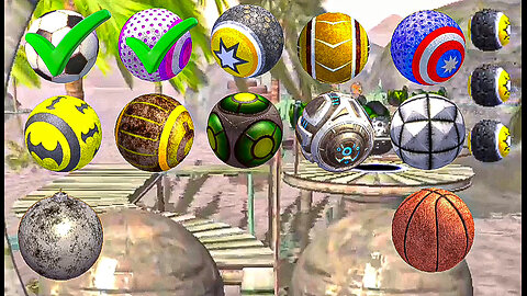 Rollance 🏀🤪Adventure Balls Vs All Balls Race🏁 Which Balls the Winner(Android, ios Games)