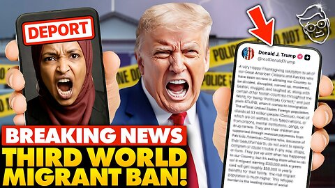 🚨Trump SHOCKS World: BANS All Third World Migration, Vows ‘REVERSE Migration’ After Afghan Terrorism