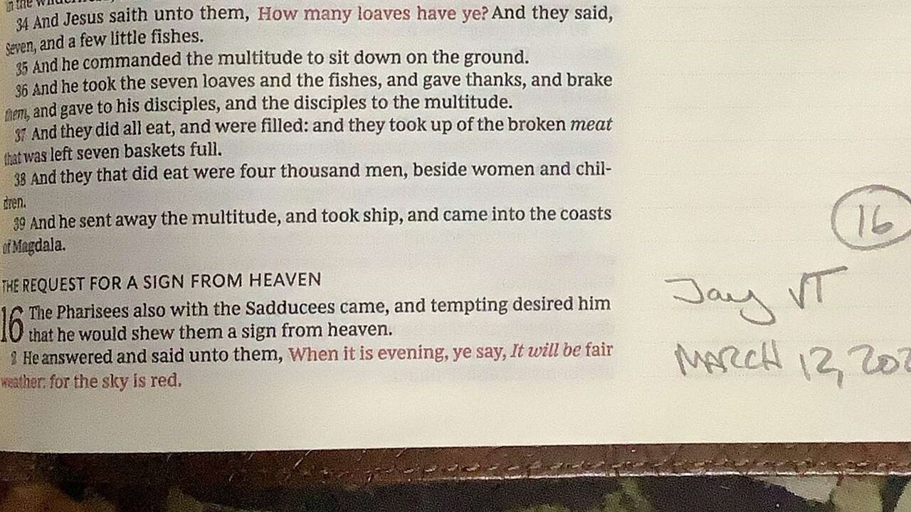 Matthew chapter 16