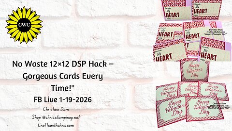 Zero Waste Magic: Turn ONE 12×12 DSP Sheet into Gorgeous Cards (No Scraps Left!)