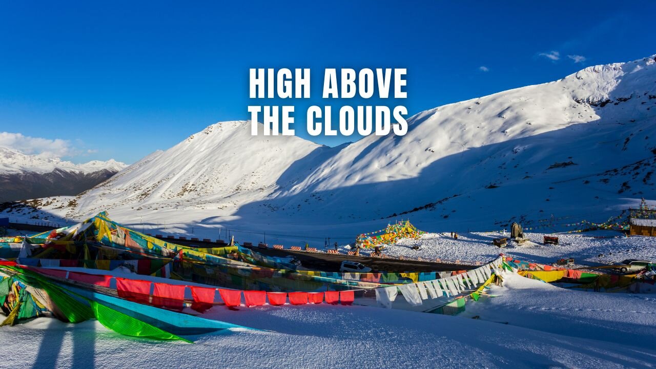 High Above the Clouds #tibet #roofoftheworld #himalayas #sacredland