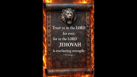 Trust in the LORD fir ever