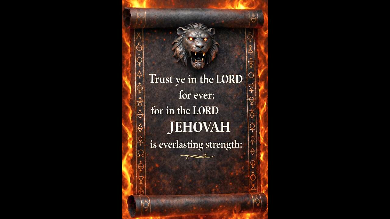 Trust in the LORD fir ever