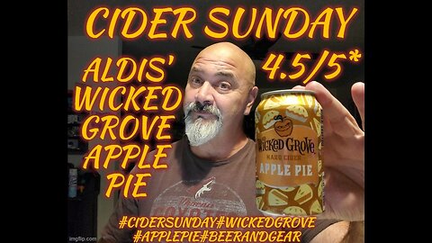 Cider Sunday: Aldis' Wicked Grove Apple Pie Hard Cider 4.5/5*