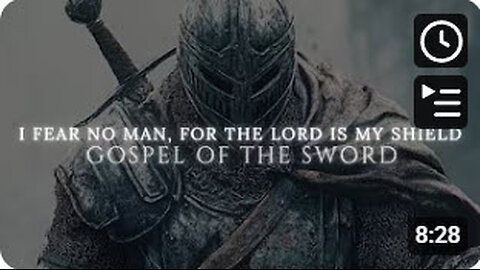 FEAR NO MAN, THE LORD is MY SHIELD!