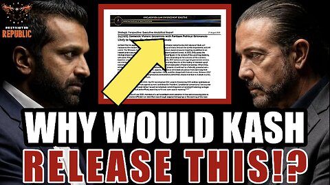 Why Now? What's Coming!? What is Patel Setting Up, Why Did He Release This Now!?