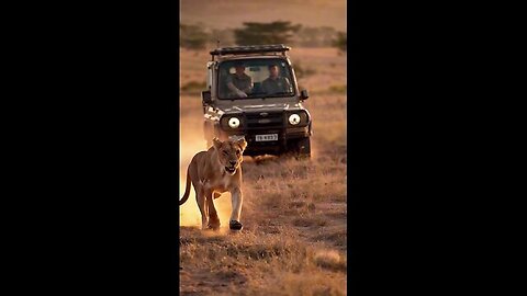 Mother Lion's Struggle for Water