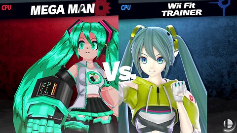Mega Miku vs Fitness Boxing Miku [Chaos Kid SSBU Member Request]