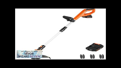 VEVOR Cordless String Trimmer 12" 20 V Battery Powered Weed Eater Review