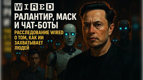 Palantir, Маск и чат-боты: расследование WIRED о том, как ИИ захватывает людей