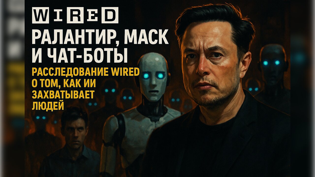 Palantir, Маск и чат-боты: расследование WIRED о том, как ИИ захватывает людей