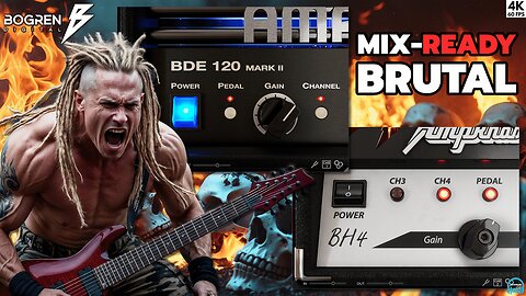 MIX-READY BRTUAL METAL GUITAR AMP PLUGINS - Bogren Digital AmpKnob Uber Metal (Engl Savage & VH4)