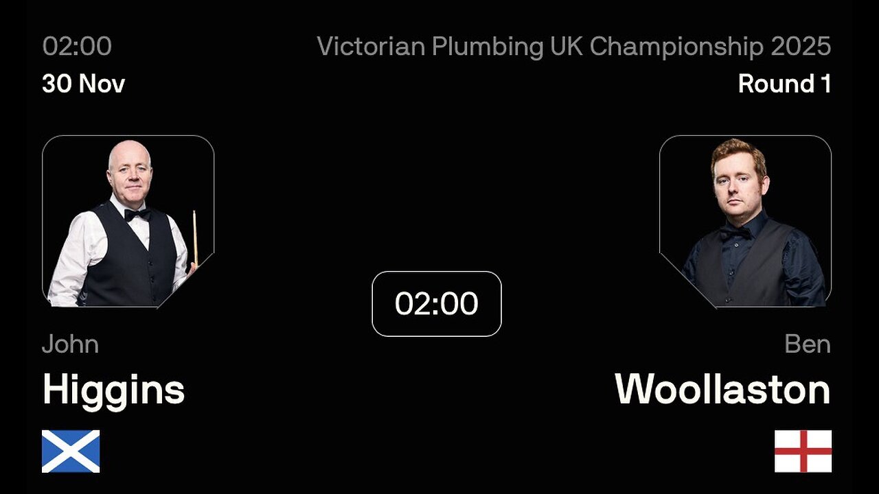 🔴 ถ่ายทอดสดสนุกเกอร์ 🏴󠁧󠁢󠁳󠁣󠁴󠁿 จอห์น ฮิกกิ้นส์ VS เบน วู้ดลาสตัน 🏴󠁧󠁢󠁥󠁮󠁧󠁿 ศึก ยูเค