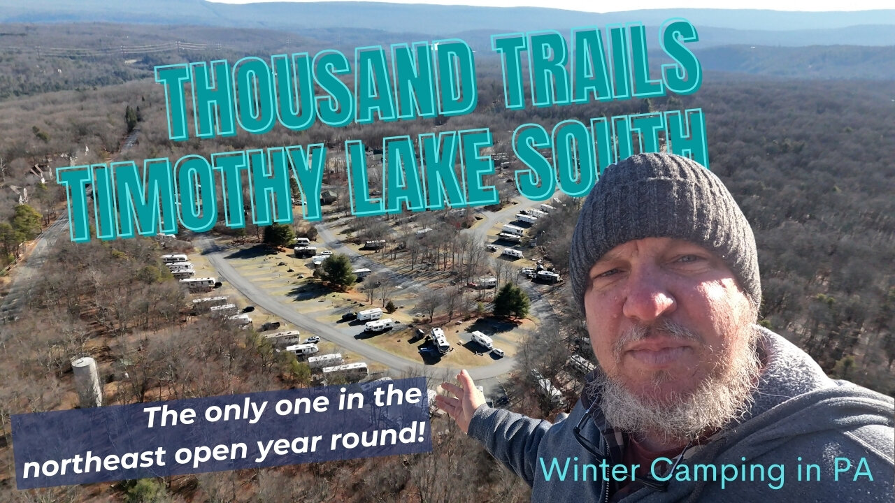 Winter Camping at Thousand Trails Timothy Lake South | Only Year-Round TT park in the northeast