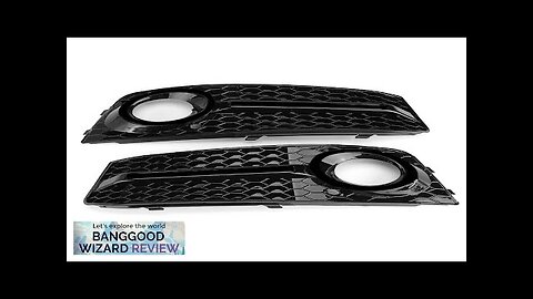 Car Front Fog Light Cover Grille Grill Glossy Standard Style Pair Review