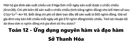 Sở Thanh Hóa: Một hộ gia đình sản xuất chiếu cói ở Nga Sơn mỗi ngày sản xuất được x chiếc