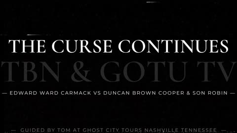 TBN & GOTU TV | MURDER IN MUSIC CITY GHOST TOUR | FEBRUARY 25, 2025