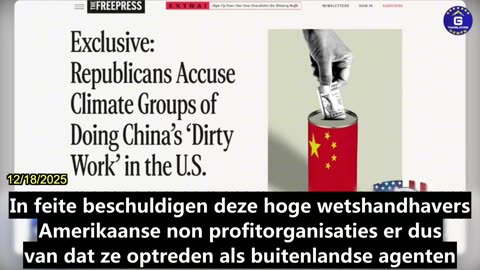 【NL】Klimaatgroepen in de VS beschuldigd van optreden als agenten voor de CCP