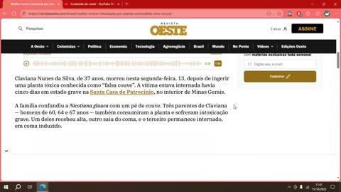 Mulher morre intoxicada por planta confundida com couve.mp4