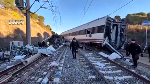 'You could see them dying': Survivor recalls Spanish train crash