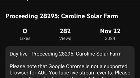 AUC Proceeding #28295 Caroline Solar Farm Day 5