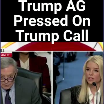 Trump AG Pressed On Trump Phone Call