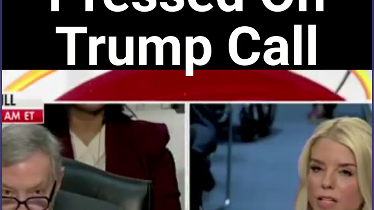 Trump AG Pressed On Trump Phone Call