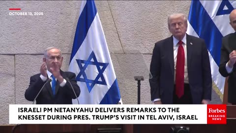 Israeli PM Benjamin Netanyahu Praises U.S., Trump To Knesset_ 'May God Bless America'