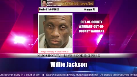 Mugshot TV - Live Arrest Booking Video Stream
