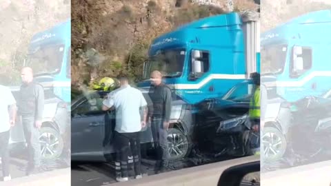 Cerrada la Ronda Litoral por un accidente múltiple