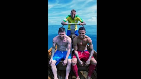 Legends at Leisure: Messi & Ronaldo’s Beach Picnic!