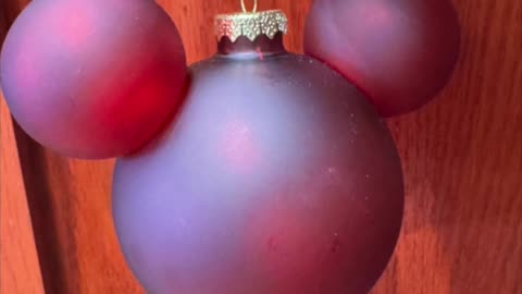 Disney Parks Mickey Mouse Shape Purple Ornament #shorts