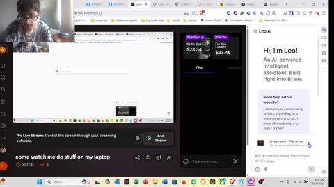 come watch me do stuff and have fun and maybe chat to