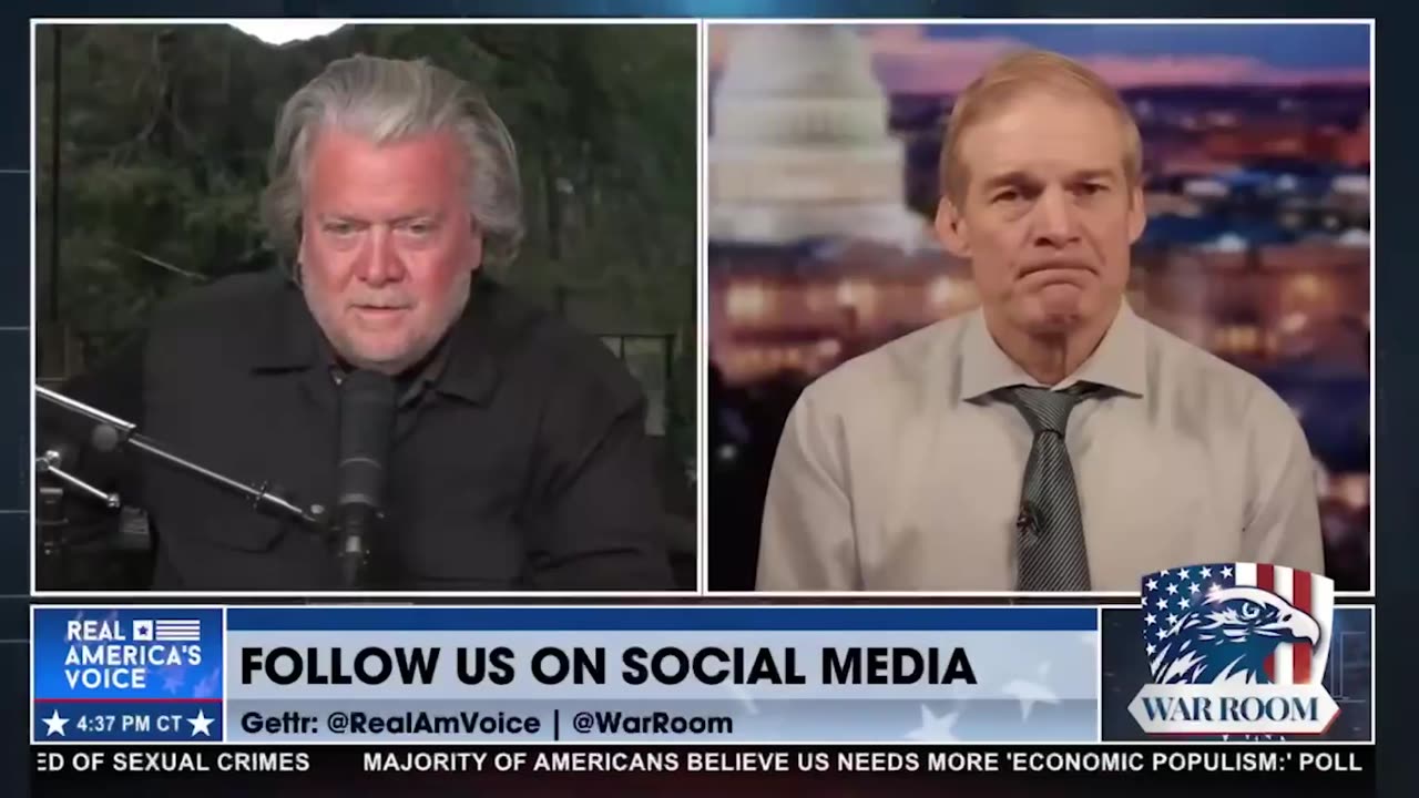 Chairman Jordan Joins War Room With Steve Bannon