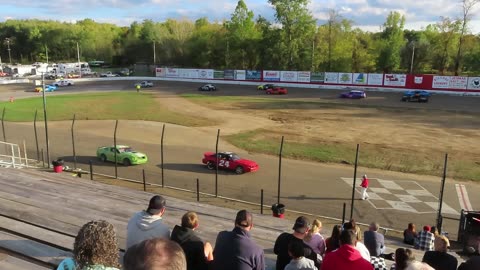 Norton Raceway Park- Race Car Drivers Warming up