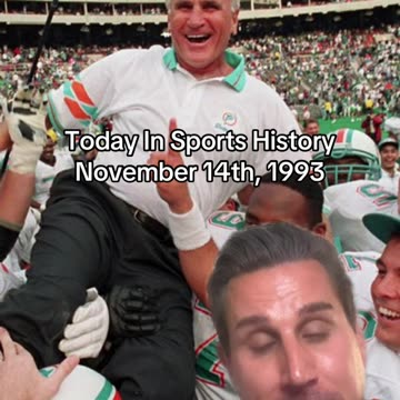 THE HISTORIC SPORTS MOMENT OF NOVEMBER 14th, 1993