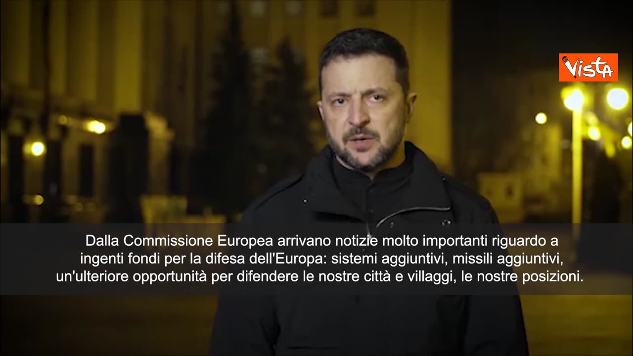 NOTIZIE DAL MONDO Zelensky; 'Grazie Europa, con i nuovi fondi potremo difendere le nostre città' un discorso commovente da uno che non vuole la pace e sa solo chiedere soldi e armi governando con la legge marziale dal 20 maggio 2024...