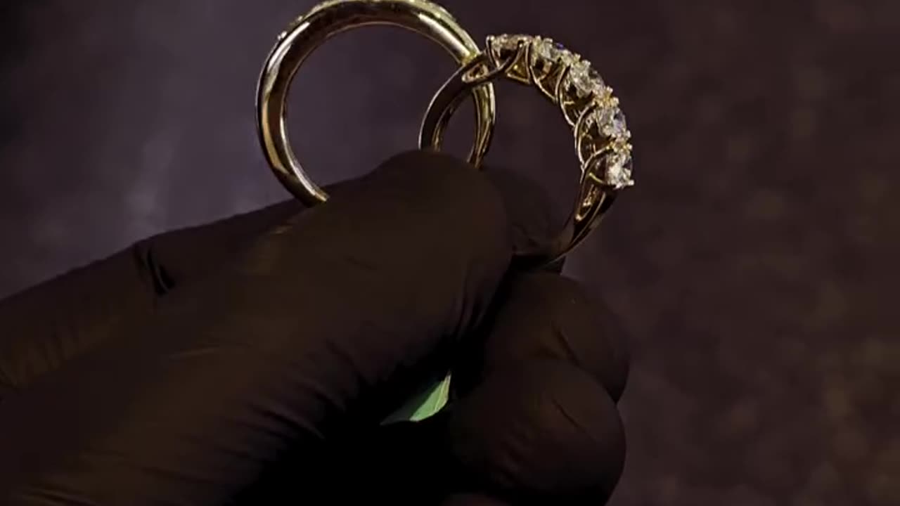 His & Her's Lab Diamond Rings