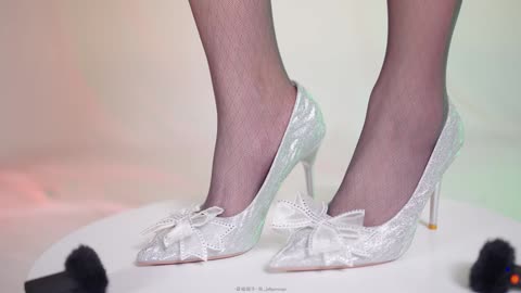 Seductive Midnight black Pantyhose Sensual Show Walk | Daily Beauty EP 1153